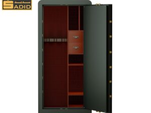 گاوصندوق اسلحه سدید با فضای کافی قفسه بندی برای مهمات و