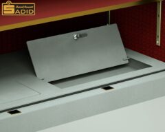 گاوصندوق زیرویترینی طلافروشی با صندوقچه مخفی سدید