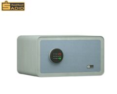 سیف باکس کوچک رنگ طوسی سدید با قفل دیجیتال
