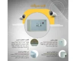 ویژگی های ضدسرقت بودن، لولا مخفی، درب فولادی ضخیم و .. صندوق های زیرویترینی سدید
