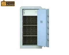 گاوصندوق مدل 1000 سدید، شیک و مدرن با پوشش چرم مشکی