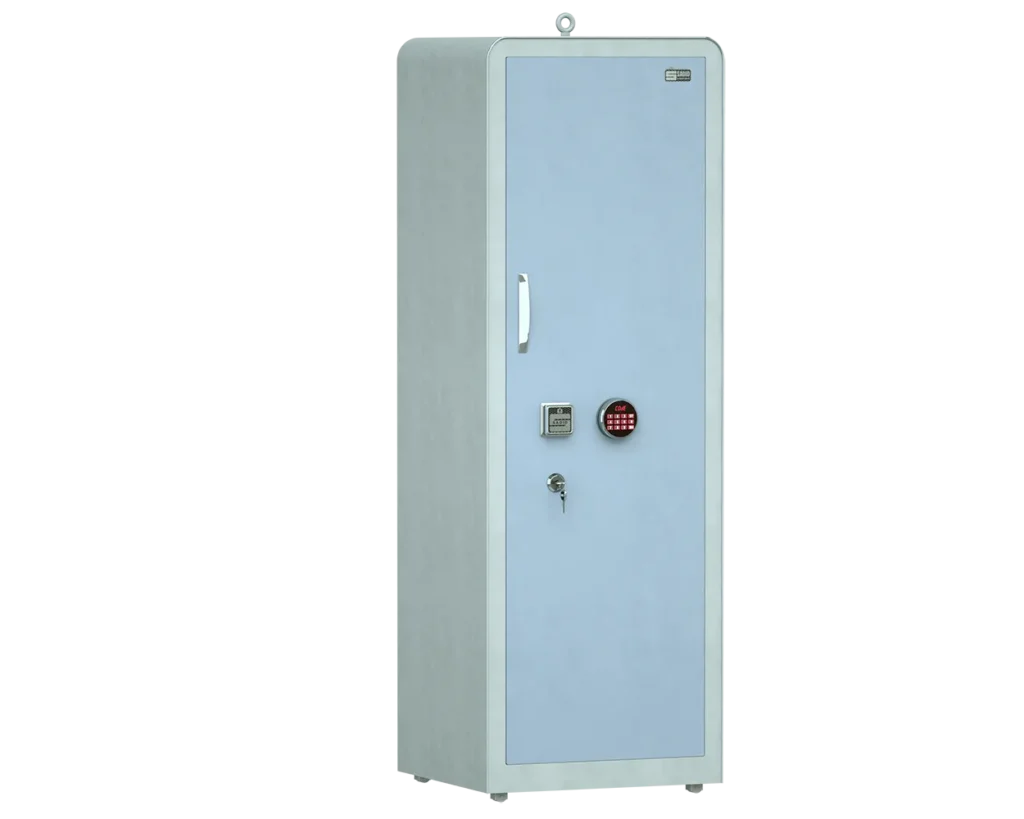 کمد اداری رمز دار سدید مدل 2000 single تک درب نسوز و ضدسرقت با سیستم هشدار