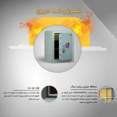 گاوصندوق خانگی و شرکتی نسوز مدل 700 pro سدید