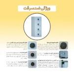 ویژگی های ضدسرقت بودن فایل اداری 4 کشو سدید مدل 1400ftac