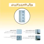 ویژگی های ظاهری و کاربردی فایل اداری 4 کشو 1400ftac