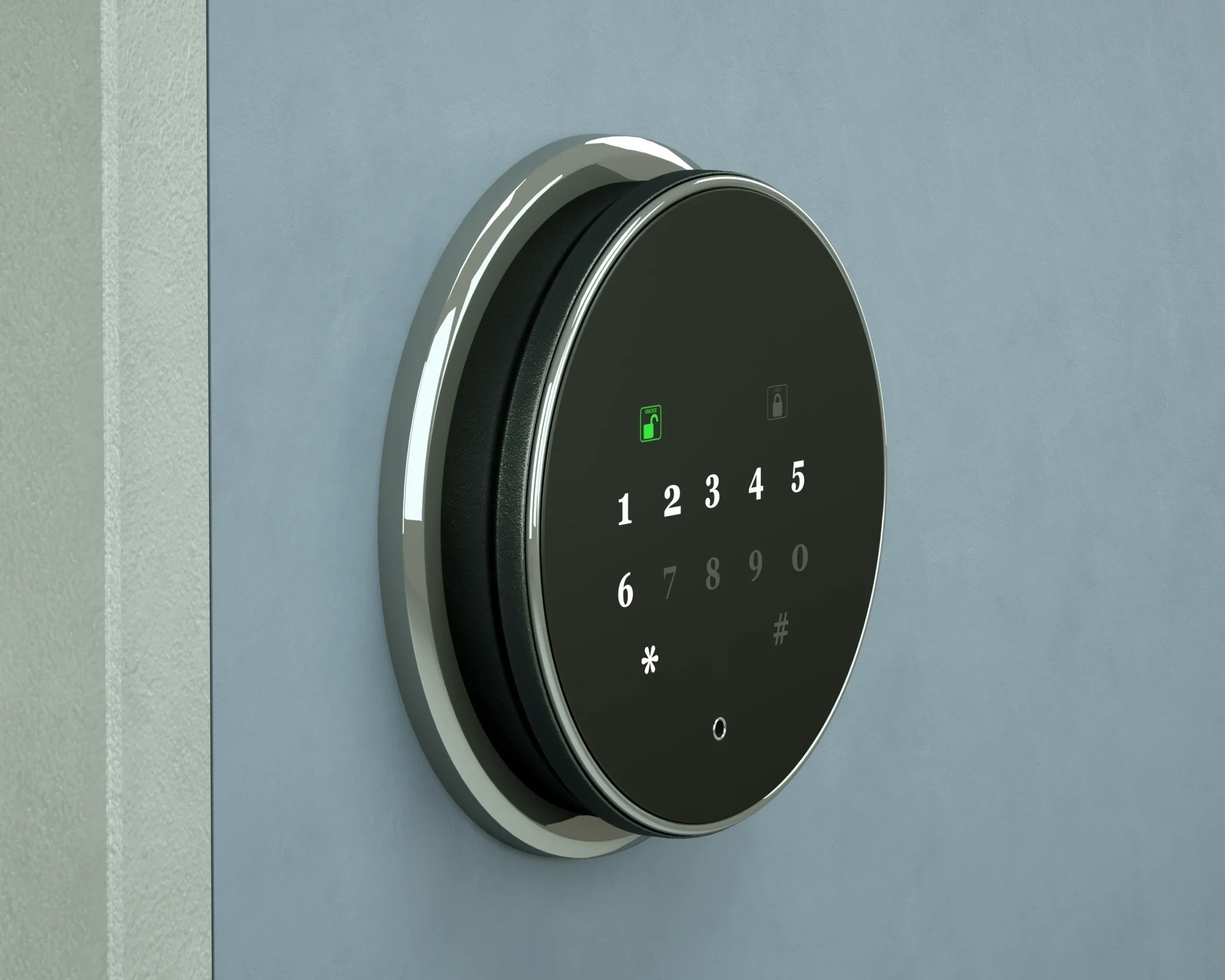 Touch and Fingerprint Lock for sadid drawer قفل دیجیتال اثرانگشتی و لمسی فایل های اداری سدید