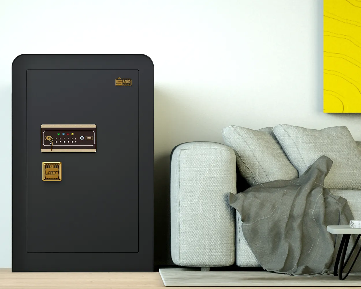 800 life امنیت در خانه با گاوصندوق تاچ و اثرانگشتی سدید مدل 700 lf