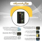 ویژگی ضدسرقت گاوصندوق دوطبقه سدید مدل 1200D-lf