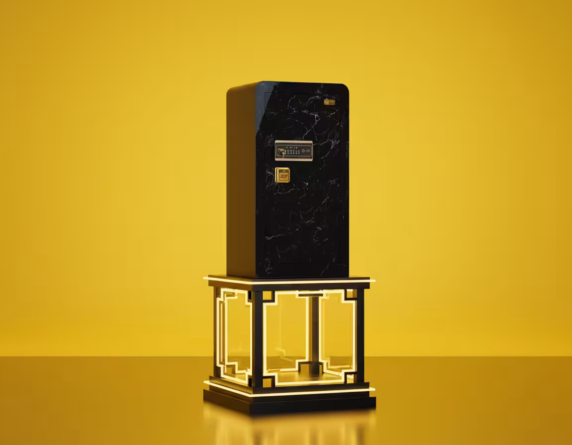 گاوصندوق سدید کاملا حرفه ای و مقاوم ایستاده بر قله امنیت