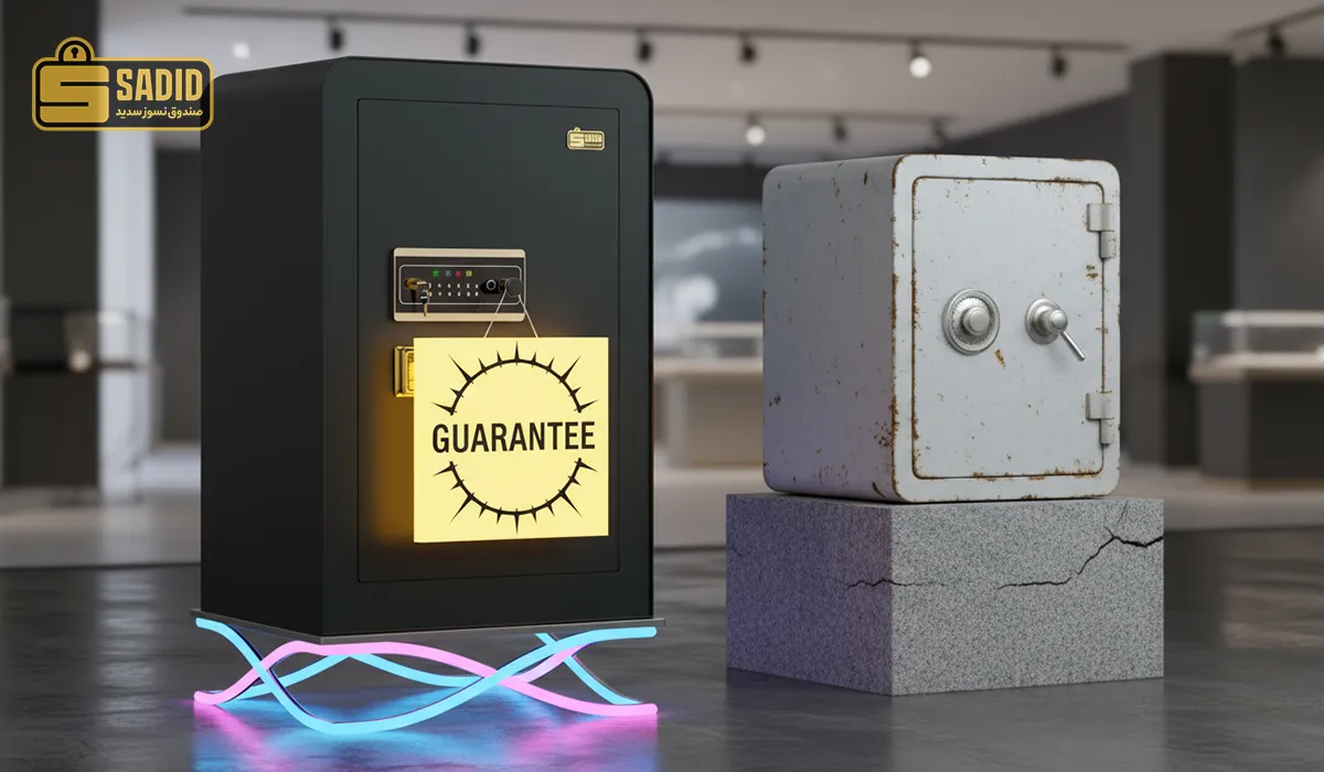 گارانتی گاوصندوق های ایرانی در مقابل عدم گارانتی در صندوق های خارجی