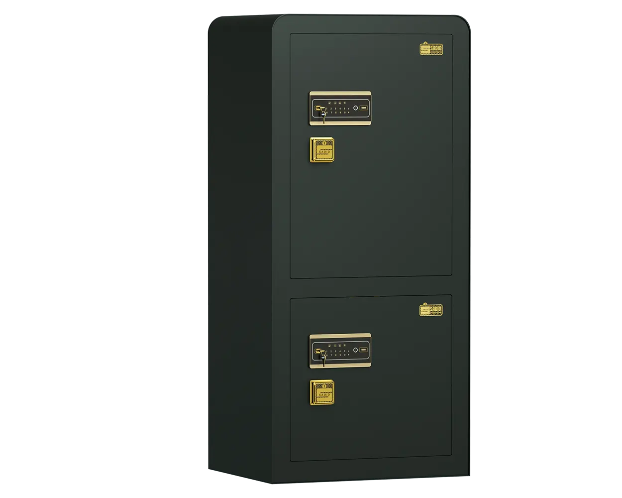 1500d lf -safe- 1 (1) گاوصندوق دودرب دوطبقه نسوز با قفل اثرانگشتی هوشمند