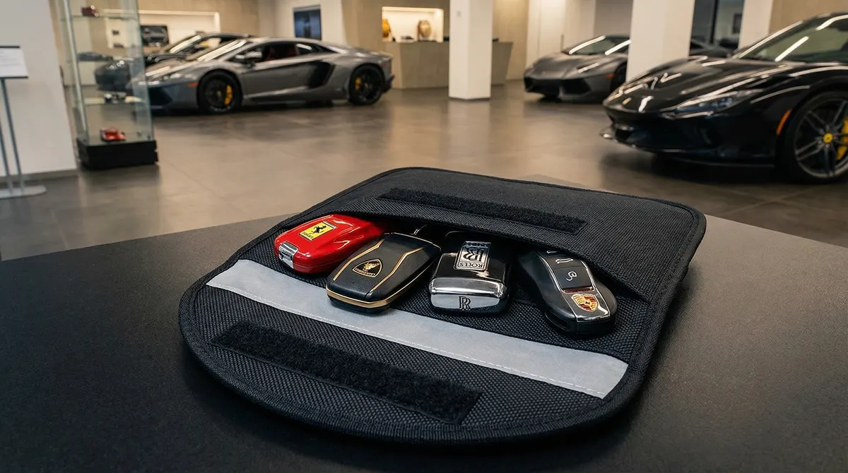 کیف ضدفرکانس و تشعشع برای حفاظت سوئیچ های کی لس خودرو