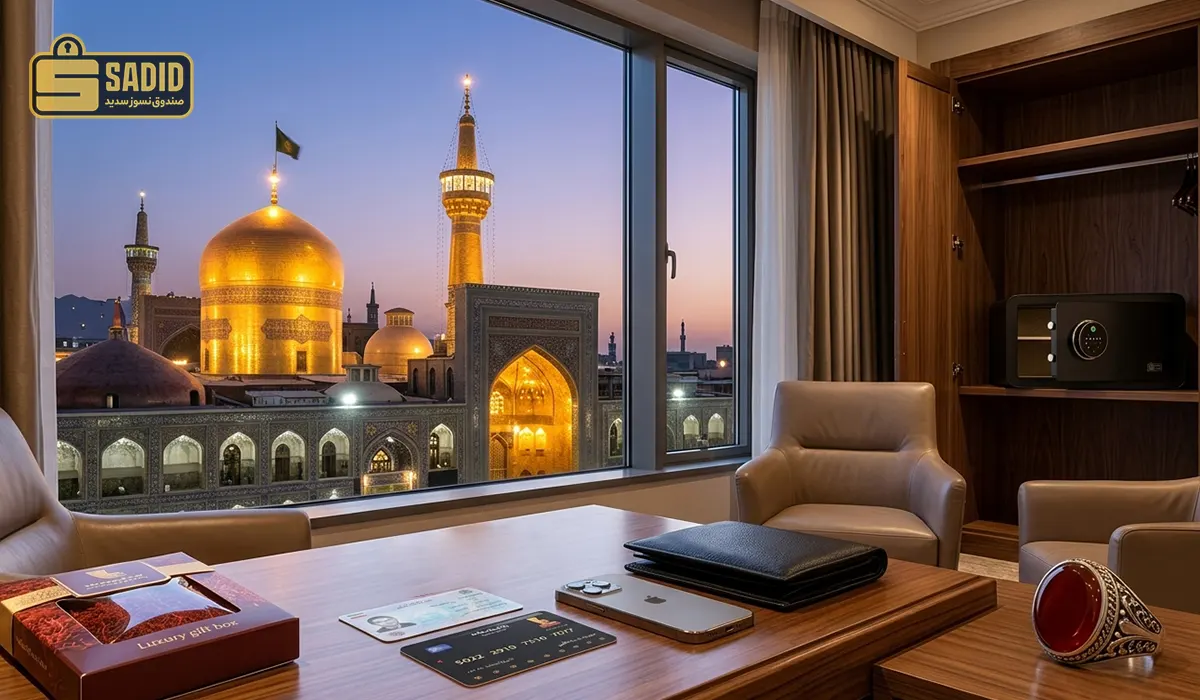 سیف باکس هتلی کوچک و داخل کمد سدید مناسب هتلداران در مشهد